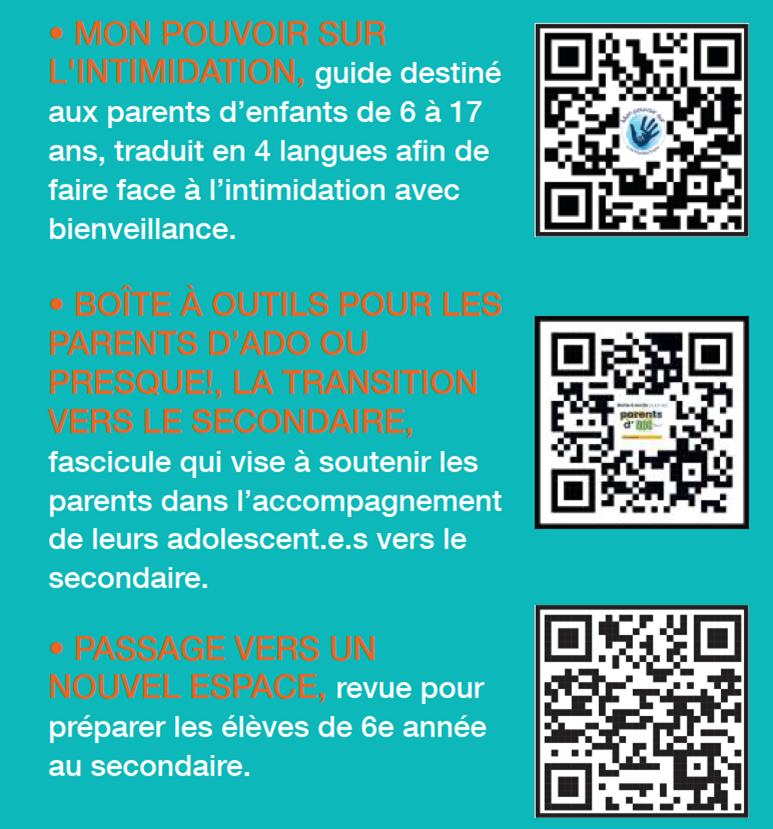 Codes QR Sécurité sac a dos