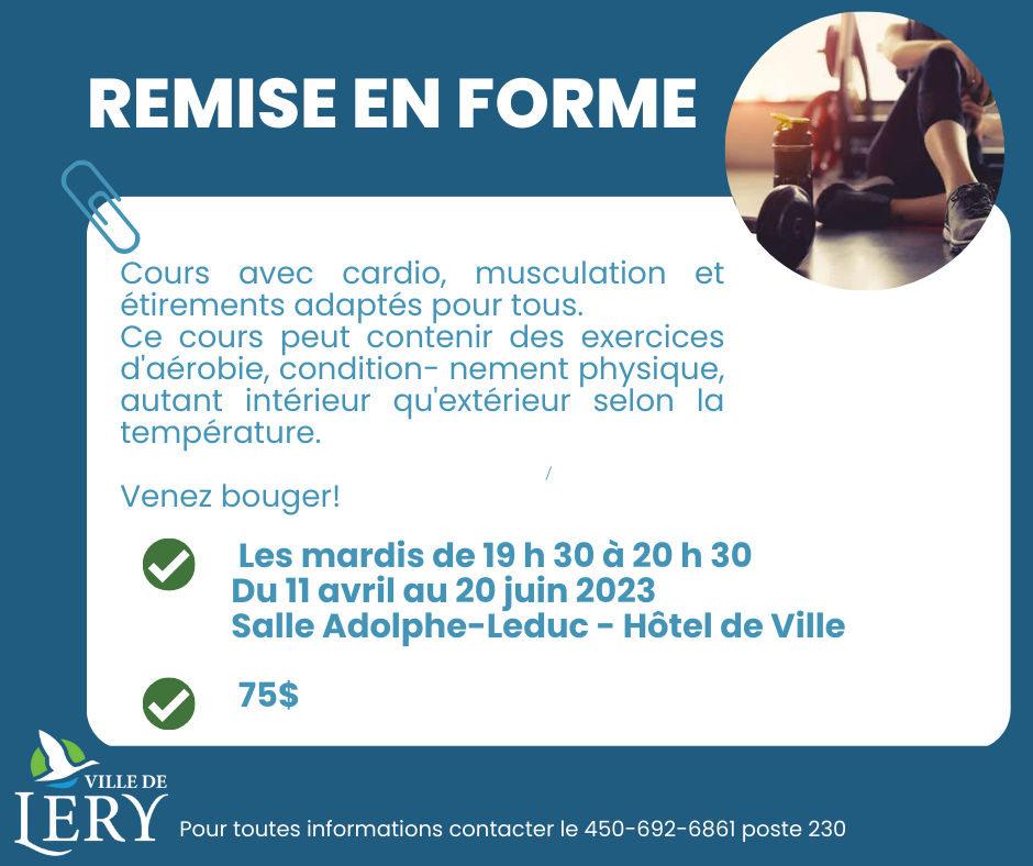 SITE WEB ANNONCE REMISE EN FORME 