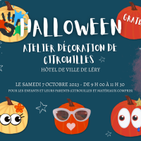 Décoration de citrouilles