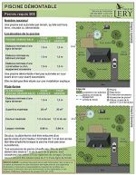 Piscine démontableFiche d'information