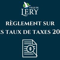 Règlement sur les taux de taxes 2025